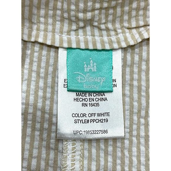 Disney Baby Overalls Boys 24 Months 24M Lightning McQueen Pixar Cars Seersucker - Picture 2 of 4